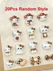 SANRIO 20件套Hello Kitty卡通DIY美甲配件套装，包含卡通Kuromi、Cinnamoroll美甲饰品、水钻宝石套装等。 - 愛神丘比特 - 查看 9