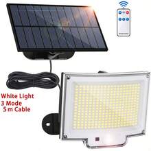 这款户外太阳能聚光灯配备300颗高亮度LED灯珠和5米超长电源线，并带有遥控器和3种照明模式。它拥有IP65防水等级，适用于花园、车库、小路和前门照明，也是万圣节和圣诞节的理想礼物。 - white light - 查看 9