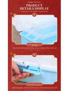 1 hộp đựng đồ bằng nhựa 3 tầng, hộp đựng đồ gấp gọn dung tích lớn, hộp đựng đồ đa năng, lý tưởng để đựng đồ dùng nghệ thuật, dụng cụ, thuốc men, đồ may vá và hội họa, hộp đựng dụng cụ gấp gọn gia đình, hộp đựng đồ thủ công mỹ nghệ di động, hộp phân loại đồ may vá, hộp đựng thuốc, quà tặng Ngày của Mẹ, hộp đựng đồ dùng mùa xuân và mùa hè. - Hồng - Xem 7