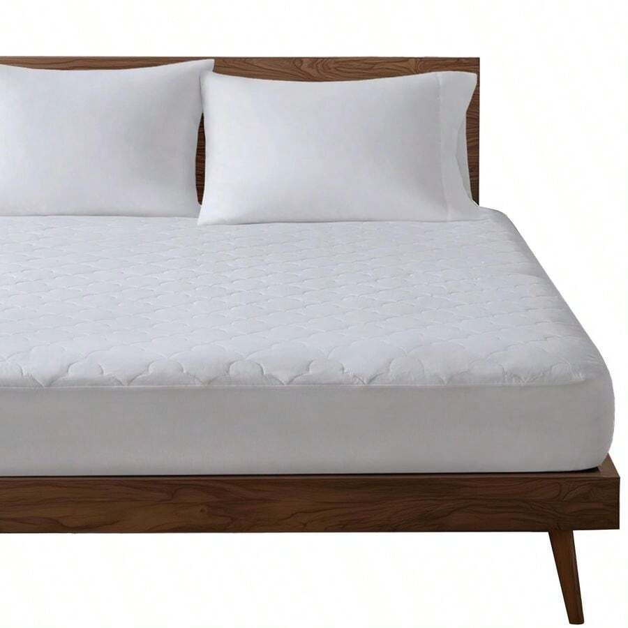 Cotton Filled Mattress Pad, Full - DoubleWhite - View 1