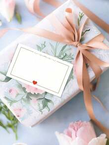 50pcs Blank Heart Shaped Cards, Pocket Cards Suitable For Valentine's Day, Wedding, Birthday, Anniversary, Holidays, Gift Tags, Greeting Cards, Wallet Cards, Business Cards, White Cards, Teacher's Day Gifts - 彩色 - 查看 9