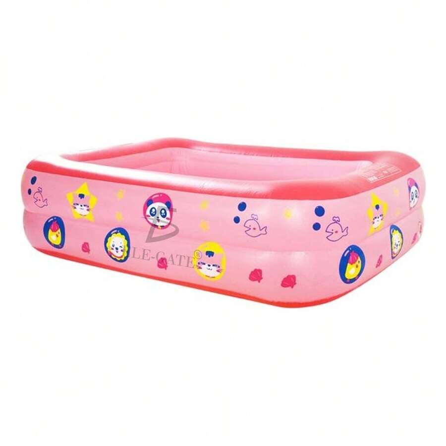 Piscina Inflable Para El Hogar Rosa 150*110*50 Cm - Multicolor - Ver 1