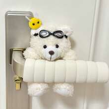 可爱小熊造型门把手套，适用于房间门，防撞防静电柔性布套，可爱小熊造型门把手套，适用于单元门和各种门把手 - 彩色 - 查看 13