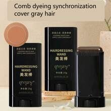 1pc Disposable Hair Dye Brush Comb, Quick Cover White Hair, Long-Lasting Non-Fading, Portable Hair Dye Pen ,Hair Styling Kit ,Hair Tool - Multicolor - View 1