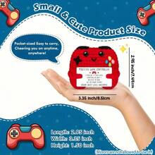 1 pieza Artesanía de ganchillo roja, regalo de energía positiva hecho a mano con tarjeta de felicitación festiva, decoración de escritorio creativa y regalo del Día de San Valentín para amigos y colegas. Adecuado para decoración de habitaciones, adornos de sala de estar, decoración de sala de estar, decoración de fiestas. También se puede usar para dar regalos, el Día de San Valentín, regalos del Día de Acción de Gracias, regalos para niñas y regalos casuales. Stitchkiva. No apto para menores. - Multicolor - Ver 9