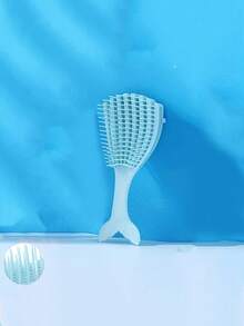 1pc Volumizing Hollow Hair Comb, Women Long Hair Scalp Massage Comb, Conch Massage Styling Hair Brush - Multicolor - View 7