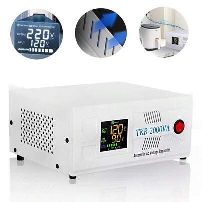 Regulador Compensador De Voltaje 2000va 120v, Regulador Voltaje Para Refrigerador Lavadora