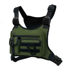 NYXIA Outdoor Tactical Chest Bag For Men, EDC Anti-Theft Chest Bag, Cycling Chest Bag, Running Chest Bag, Multi-Pocket Multi-Function MOLLE Tactical Vest Bag Waist Bag Phone Bag