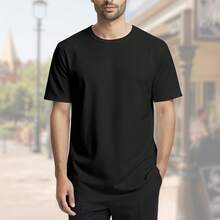 playera de hombre Camiseta Gráfica de Ingeniero de Discos Floppy Padre e Hijo - Camiseta Casual de Poliéster con Cuello Redondo para Hombres, Lavable a Máquina cosas de hombre streetwear  ropa  hombre - Negro - Ver 3