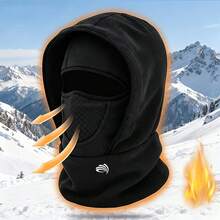 1pc Winter Fleece Balaclava Ski Mask, Warm Face Cover, Polyester Knit Full Head & Neck Warmer, Unisex, Lightweight, Handwash, Non-Stretch Fabric, Finely Crafted - Multicolor - View 10
