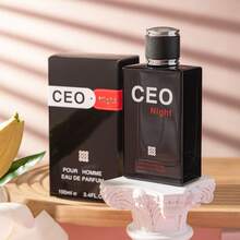 100ml 3.4FL.Oz CEO Men's Fragrance Spray Perfume, Strong Fragrance, Lasting Fragrance, Cologne Fragrance, Wooden Tone, A Must For Dating And Work, Gift For Boyfriend, Boy Attraction, Magic Tool - Fragrance - View 2