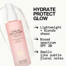 Pacifica Beauty Protector Solar de Colágeno Vegano SPF 30 de Amplio Espectro, Loción Facial de Uso Diario, Protección UVA/UVB para Todo Tipo de Piel, Fórmula Ligera, Hidratante+Moisturizing, Cruelty Free, Blanco, 1.7 Fl Oz - 1 - Ver 9