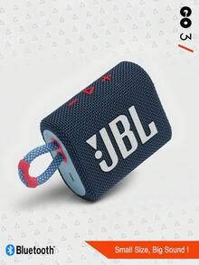 JBL Go 3 Portable Mini Bluetooth Speaker, Wireless Speaker, IP67 Waterproof And Dustproof, Big Audio And Punchy Bass, 5 Hours Of Playtime For Home, Outdoor And Travel, Multicolor - Blue and Pink - View 11