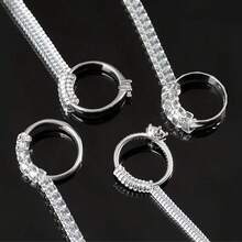 4pcs/Set Adjustable Silicone Ring Sizer, Transparent Silicone Ring Guards, Suitable For Men And Women, Allows You To Adjust Ring Size Without Resizing - Multicolor - View 2