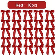 10/20/50 chiếc nơ xoắn bằng ruy băng satin để trang trí ly rượu, phụ kiện nơ nhiều màu sắc trang nhã cho quà tặng, đám cưới, tiệc mừng em bé, tiệc cô dâu, Giáng sinh, sinh nhật, tiệc rượu, dễ dàng gắn và tháo, tạo thêm điểm nhấn lễ hội cho mọi dịp, có sẵn màu hồng, đỏ và đen, có thể tái sử dụng. - Nhiều màu - Xem 14