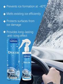 Homonth Deicing Spray, Specially Designed For Automotive Rearview Mirror And Glass, Fast-Acting, Portable Deicing Spray - Multicolor - View 2