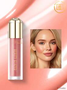 beauty glazed Phấn má hồng dạng lỏng, lớp nền lì, trang điểm dưỡng ẩm lâu trôi, lên màu chuẩn, chất phấn mịn mượt, dễ tán, độ che phủ nhẹ - Màu hồng nude - #105 - Xem 1