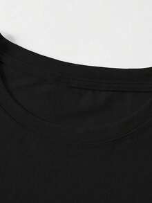 Men T-Shirts - 黑色 - 查看 5