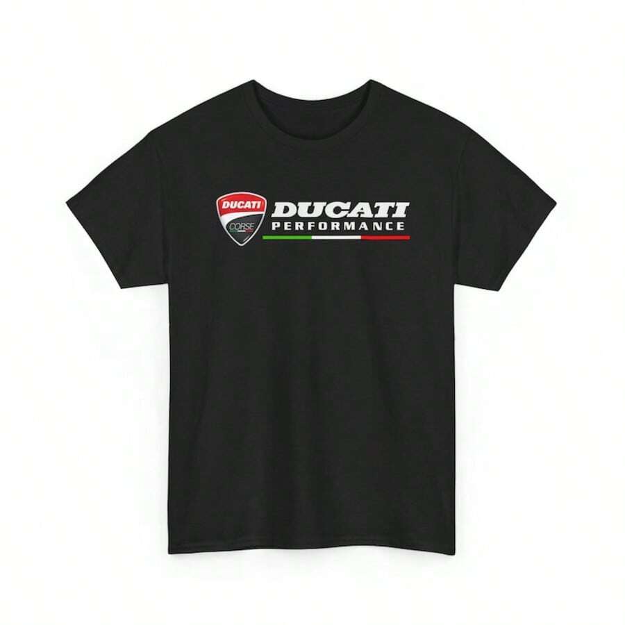 Ducati Corse-Performance T-Shirt _ Motorcycle-Racing Tee - màu đen - Xem 1