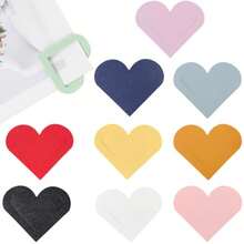 15件套真皮心形书签带便签 | 心形书签和角标，适合阅读，情人节礼物 - 彩色 - 查看 3