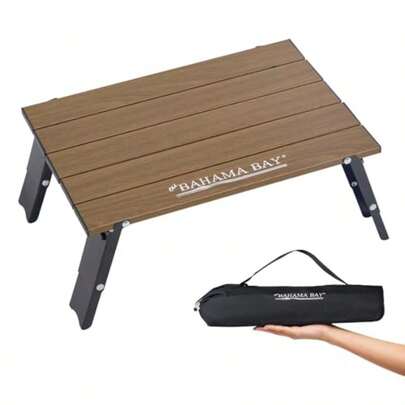 Old Bma Bay - Mini mesa de aluminio ultraligera 66 lbs/30 kg de capacidad de peso mesa de  pequeña pble con patas retrácti adecuada para  camping senderismo al aire última