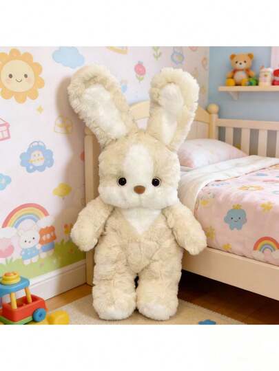 Kaninplyschleksak Blandade Färger Söt Kaninplyschleksak Mjuk Kaninplyschleksak Lämplig som Födelsedagspresent Till Högtiderna Livaktiga Detaljer - Värdefullt Sällskap