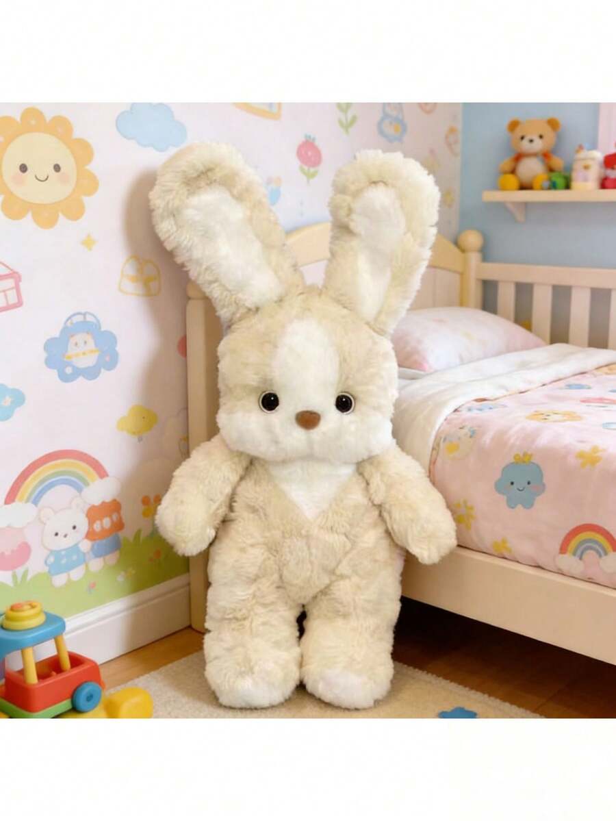 兔子毛绒玩具，混色可爱，柔软舒适，适合作为节日生日礼物，细节逼真，是珍贵的陪伴。 - 彩色 - 查看 1