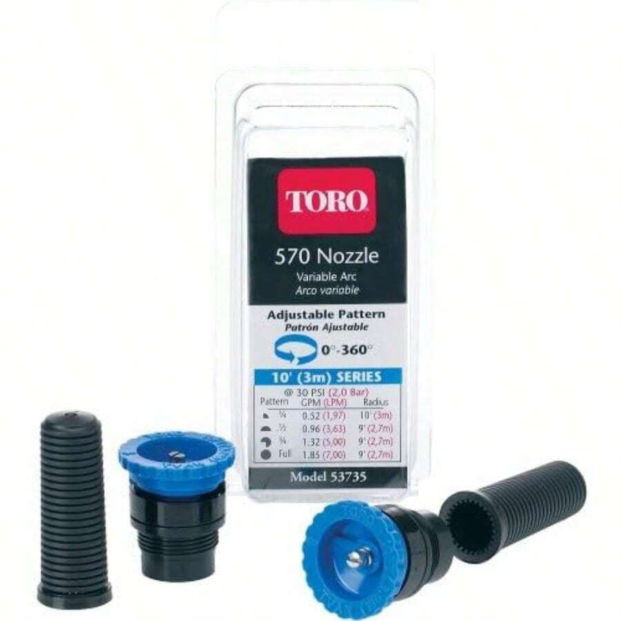 Toro 53735 Boquilla de aspersor subterráneo ajustable de 10 pies(Spray de 10') - Multicolor - Ver 1
