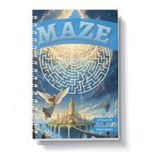 Páginas de laberinto lógico para niños | 4 opciones de edad (3-6 / 6-9 / 9-12 / 12+) | Rutas de decisión, callejones sin salida y rompecabezas de búsqueda de ruta de objetivo - Juego de laberinto - Ver 9