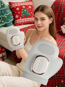 Hand Massager With Heat And Compression, Cordless Hand Massager With 3 Heat Levels & 5 Compression Massage Modes, Pressure Therapy For Arthritis And Carpal Tunnel Pain Relief, Gifts For Women Men - 白色 - 查看 1