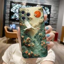 Fashionable and trendy phone case. Unique Japanese-style pattern. Compatible with iPhone 17 Pro Max/Pro/Air, 16, 16 Plus, 15, 14 Pro Max, 13, 12, 11, and Plus models. Matte texture, smooth to the touch, offering drop protection, scratch resistance, and camera lens protection. Provides all-around protection for your phone. A perfect gift choice. - 1(216)-ブラック 64JJ - チェックする 2