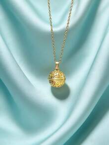 1条金色铃铛项链 – 旋律吊坠，适合日常叠戴，铃铛的叮当声被认为具有舒缓放松的效果，还能召唤天使的庇佑。 - 鈴鐺 - 查看 1