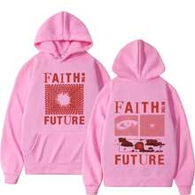 Le nouveau sweat-shirt à capuche imprimé lettres 2025, le sweat-shirt à capuche homme "Fe Future Travel", est à la mode, décontracté et de style hip-hop. - Noir - Voir 11