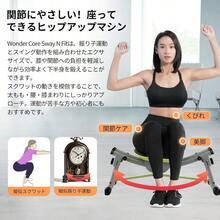 Wonder Core Sway N Fit - Twist Chair, Pelvic Chair, Waist Twist, Narrowness, Beautiful Butt, Diet Equipment, Waist Trainer, Core Trainer, Pelvic Exercise, Pelvic Floor Muscle Training, Adductor Muscle Training, Stomach Slimming, Thigh Slimming, Plump Stomach, Armpits, Lower Body Training, Aerobic Exercise, Core Training, Squat Machine, Abdominal Muscle Equipment, Abdominal Muscle Machine, Home, Adjustable Load, Unisex, Beginner, Advanced - Default - View 4