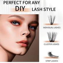 5克新款假睫毛，自带连接胶水。质地自然持久。防水、防汗、防脱落。睫毛簇胶水温和不刺激，可长时间佩戴。持久定型。粘合牢固，易于卸除。速干。 - 白色 - 查看 10