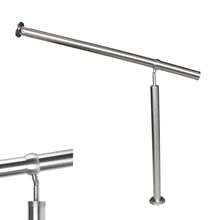 Stainless Steel Handrail, 80 To 200 Cm Long, Ideal For Stairs And Stairwells. Suitable For Indoor And Outdoor Use. Height: 90 Cm - 150x90cm - 查看 1