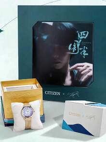CITIZEN 女士经典石英表，玫瑰金不锈钢表壳，珍珠母贝表盘 - 玫瑰金 - 查看 4