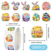 500PCS Easter Roll Stickers Cartoon Graffiti Toys DIY Guitar Phone Laptop Suitcase Water Cup Skateboard Planner Supplies Decals - Multicolor - View 4
