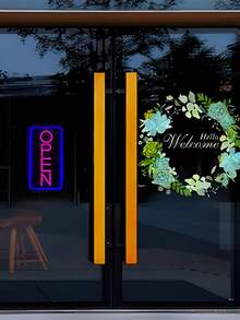 1 Peça Letreiro de Néon de Carta Aberta Multicolorido, Luz de LED Brilhante Alimentada por USB - Decoração para Boate, Caverna do Homem, Salão de Unhas, Bar, Hotel, Cafeteria, Loja, Presente Perfeito para Aniversário e Feriados - luz policromática - Visão 6