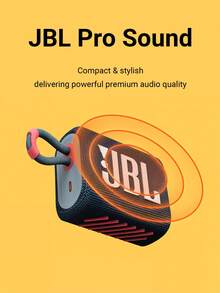 JBL Go 3 便携式迷你蓝牙音箱，无线音箱，IP67 防水防尘，音质震撼，低音强劲，5 小时播放时间，适合居家、户外和旅行，多种颜色可选 - 灰色 - 查看 8