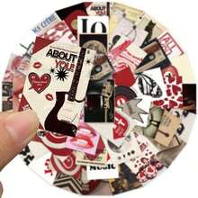 50pcs Y2K Aesthetic Cute Retro Female Poster Stickers, Y2K Style Stickers, Aesthetic Stickers, Y2K Style Cool Stickers, Waterproof Vinyl Material, Suitable Laptop, Phone, Car, Skateboard, Bottle, Scrapbook, Computer, Diary, Etc. - 彩色 - 查看 8