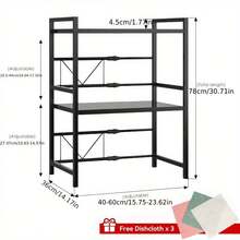 Baker's Racks - Black + Hook + Cutting Board Rack - View 4