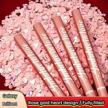 1个闪亮星空彩纸炮，适用于婚礼/生日派对/庆典/毕业典礼氛围喷花炮 - 彩色 - 查看 2