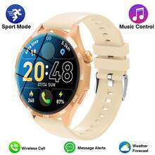 Đồng hồ thông minh màn hình tròn 1.5 inch, gọi/quay số không dây, thông báo nhiều ứng dụng, phù hợp cho cả nam và nữ, thông báo, phát nhạc, đồng hồ thể dục đa chức năng. - nhiều màu - Xem 10