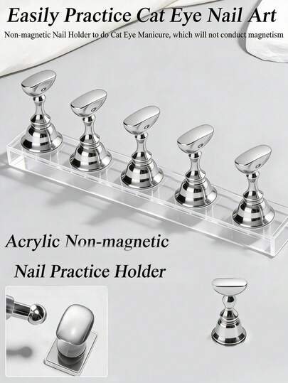 1 pieza Tablero de práctica de arte de uñas Y2K, Estante de esmalte de uñas con lentejuelas de estilo minimalista oceánico, Herramienta de exhibición de arte de uñas, Disponible en múltiples colores, Herramienta de diseño de uñas DIY de moda, Adecuado como regalo para la familia, la novia, la mejor amiga