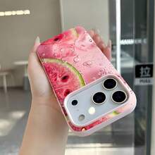 Refresco de sandía helada. Esta elegante funda es compatible con los modelos  16, 15, 14 Pro Max, 13, 12, 11, XR y XS Plus. Fabricada en silicona TPU, ofrece protección contra golpes y caídas, además de una sensación superior. Es un regalo ideal para familiares, amigos y seres queridos, y una opción perfecta para Navidad.fundas para ,accesorios para celular,fundas para celular,funda  13,fundas ,fundas para  13,funda  16,funda  17 pro max, 17 pro max,funda  15,funda  17,funda ,fundas para  16,fundas  15,funda  14,fundas  17 pro max,protector para ,fundas  11,fundas  12,funda  17 pro,fundas  13,,case  17 pro max,fundas para  11,fundas para  12,san valentín,rosa,Funda magnética para teléfono esmerilada - Rosa - Ver 4
