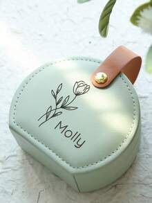 狗狗图案个性化戒指盒，狗狗图案戒指托，订婚戒指盒，宠物求婚戒指枕，独特求婚礼物，结婚戒指托，送给她的订婚礼物，定制戒指收纳盒，戒托配饰，订婚戒指托，宠物求婚戒指枕，独特情侣礼物，送给她的浪漫礼物 - 彩色 - 查看 6