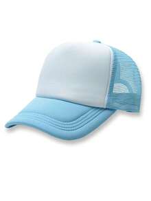 1pc Mesh Snapback Cap, Breathable Sun Protection Baseball Cap For Group Travel - Multicolor - View 12