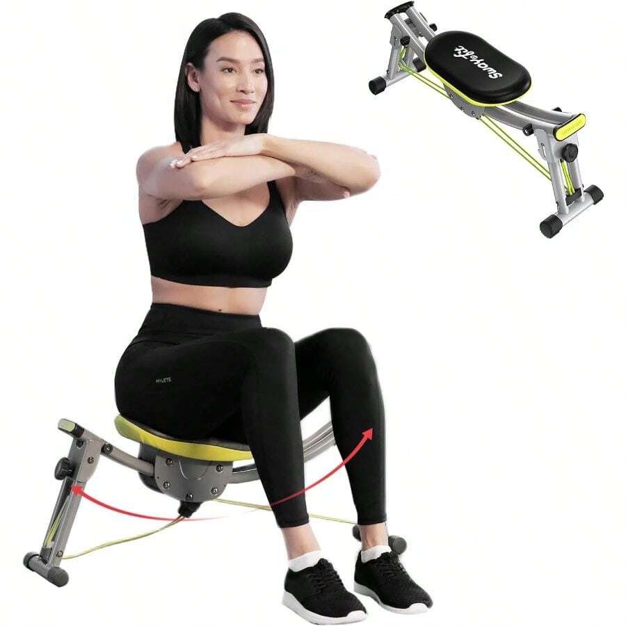 Wonder Core Sway N Fit - Twist Chair, Pelvic Chair, Waist Twist, Narrowness, Beautiful Butt, Diet Equipment, Waist Trainer, Core Trainer, Pelvic Exercise, Pelvic Floor Muscle Training, Adductor Muscle Training, Stomach Slimming, Thigh Slimming, Plump Stomach, Armpits, Lower Body Training, Aerobic Exercise, Core Training, Squat Machine, Abdominal Muscle Equipment, Abdominal Muscle Machine, Home, Adjustable Load, Unisex, Beginner, Advanced - Default - View 1