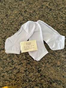 Kit 3 6 12Pares Unisex Meias-Cano Curto verão 35-40 - Branco - Visão 5